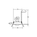 Brumberg 36309250 Einbaustrahler GU10 max. 10 W LED...