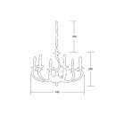 Brumberg 50804050 Pendelleuchte RAVENNA Gold