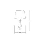 Brumberg 50808020 Tischleuchte RAVENNA Chrom
