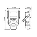 ESYLUX EL10810039 LED-Strahler 10 W mit 160°...