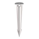 ESYLUX EL10810541 Bodenanker inklusive Adapter für LED-Strahlerserie OFL-/AFL-SUN zur Stabilisierung des Strahlers in weichem Erdreich FL GROUND SPIKE WH Weiß