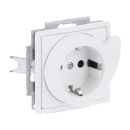 Busch-Jaeger 20 EUCBDR-884 Busch-Servicesteckdose® mit erh. Berührungsschutz Studioweiß 2CKA002013A5420