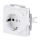 Busch-Jaeger 20 EUCBDR-884 Busch-Servicesteckdose® mit erh. Berührungsschutz Studioweiß 2CKA002013A5420