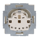Busch-Jaeger 20 EUKNBSL-82 SCHUKO® Steckdosen-Einsatz mit Klappdeckel und Schloss Elfenbein 2CKA002018A1559
