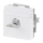 Busch-Jaeger 20 EUKNBSL-884-101 SCHUKO® Steckdosen-Einsatz mit Klappdeckel und Schloss Studioweiß 2CKA002018A1566