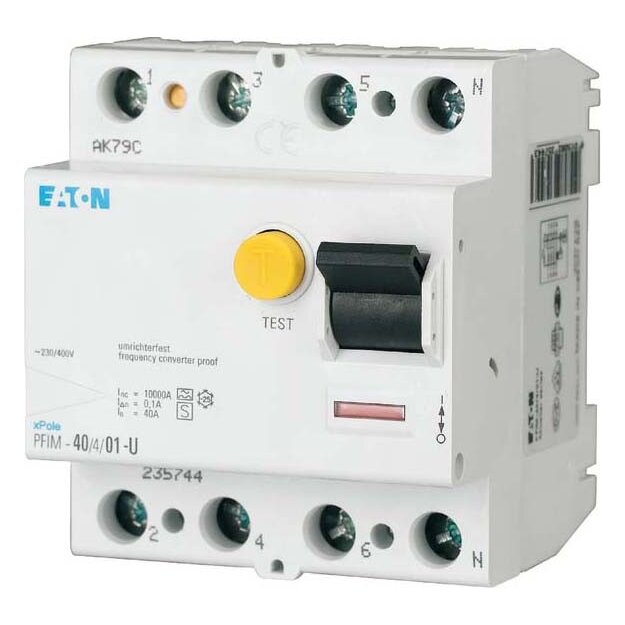 eaton FI-Schutzschalter PFIM-25/4/03-G/F 187359 (1er)