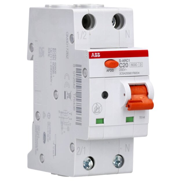 ABB S-ARC1 C20 Fehlerlichtbogen-Schutzeinrichtung + LS AFDD schützt vor Fehlerlichtbögen 2CSA255901R9204