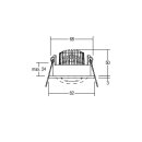Brumberg 12353643 LED-Einbaustrahler 350 mA 6 W DAMITA-R...