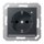 Jung A1520-OANMLNW SCHUKO-Steckdose mit LED-Licht Anthrazit Matt Serie A