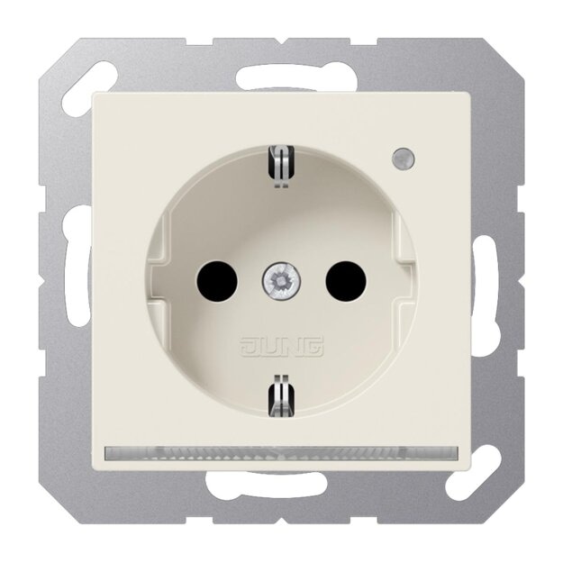 Jung A1520-OLNW SCHUKO-Steckdose mit LED-Licht Weiß Serie A