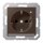 Jung A1520-OMOLNW SCHUKO-Steckdose mit LED-Licht Mokka Serie A