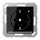 Jung A1520-OSWLNW SCHUKO-Steckdose mit LED-Licht Schwarz Serie A