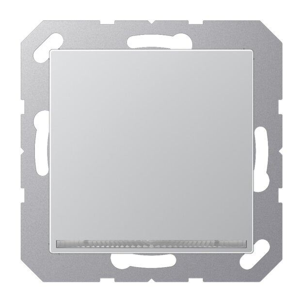 Jung A1539-OOALLNW LED-Orientierungslicht ohne Sensor (lackiertes Aluminium) Aluminium Serie A