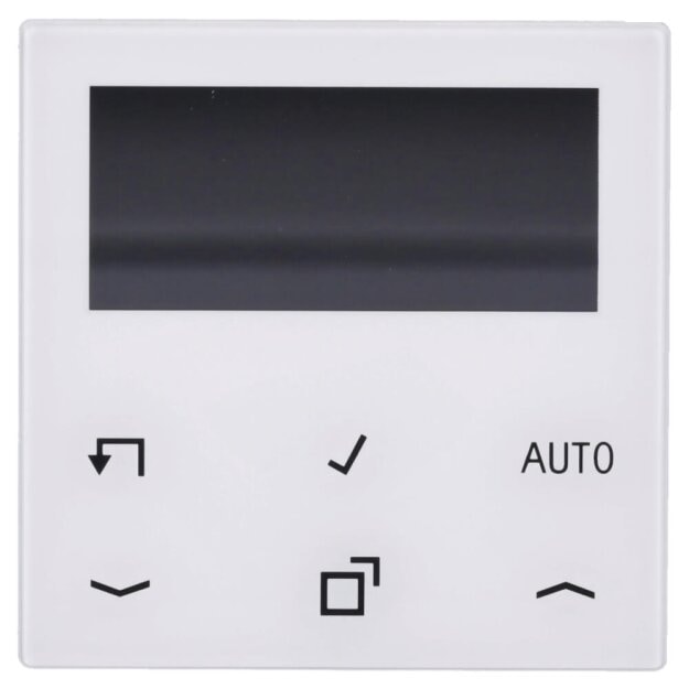 Jung A1750DWW Timer Standard mit Display Alpinweiß Serie A Glasfront