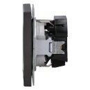 Jung AL1520-ODLNW SCHUKO-Steckdose mit LED-Licht (lackiertes Aluminium) Dark Serie LS