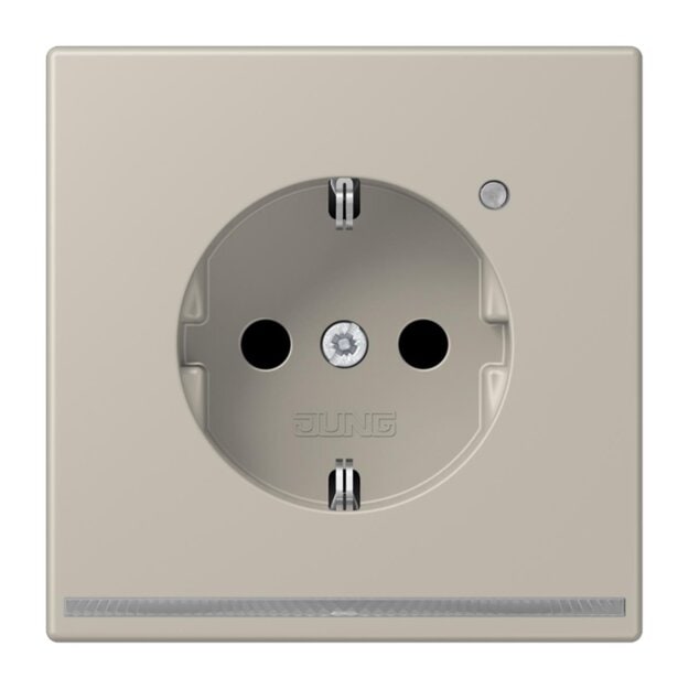 Jung ES1520-OLNW SCHUKO-Steckdose mit LED-Licht Edelstahl