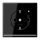 Jung LS1520-OSWLNW SCHUKO-Steckdose mit LED-Licht Schwarz Serie LS