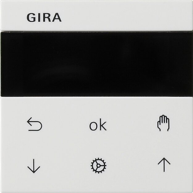Gira 536603 S3000 Jalousie- + Schaltuhr Display System 55 Reinweiß