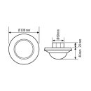 ESYLUX EP10428067 Decken-Präsenzmelder 360°...