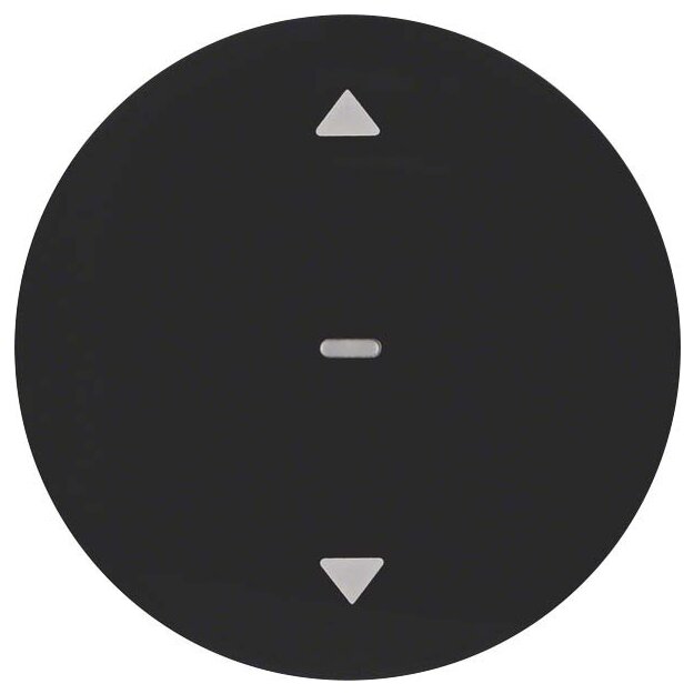 Berker 85245231 KNX-Funk Jalousie-Taste quicklink R.1/R.3 Schwarz glänzend