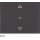 Berker 85245275 KNX-Funk Jalousie-Taste quicklink K.1 Anthrazit matt