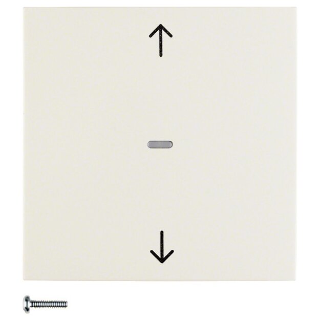 Berker 85245282 KNX-Funk Jalousie-Taste quicklink S.1 Weiß glänzend