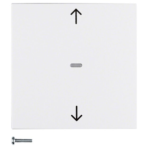 Berker 85245288 KNX-Funk Jalousie-Taste quicklink S.1/B.3/B.7 Polarweiß matt