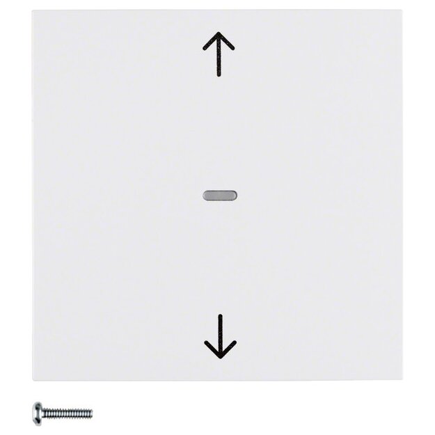 Berker 85245289 KNX-Funk Jalousie-Taste quicklink S.1/B.3/B.7 Polarweiß glänzend