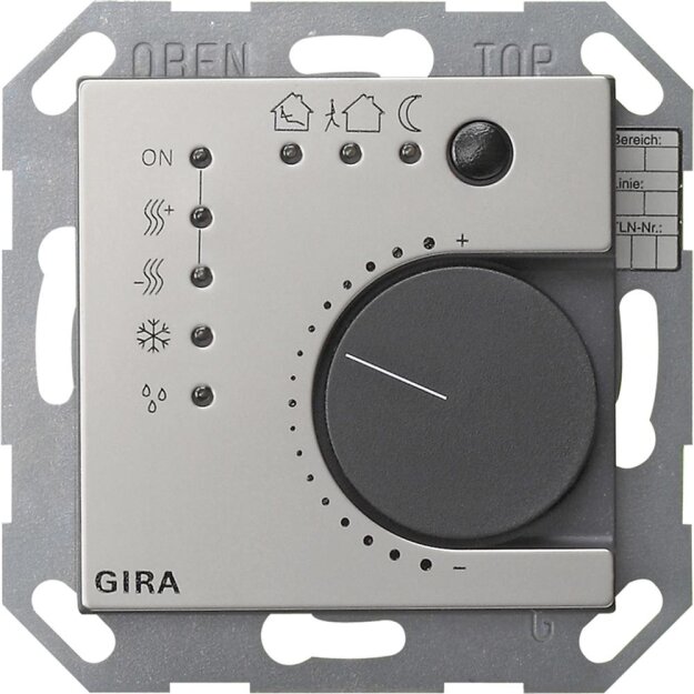 Gira 2100600 KNX Stetigregler Tasterschnittstaster 4-fach System 55 Edelstahl