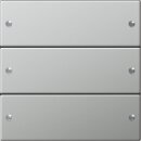 Gira 2133601 Wippenset 3-fach System 55 Edelstahl