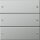 Gira 2133601 Wippenset 3-fach System 55 Edelstahl