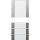 Gira 2134600 Wippenset 4-fach (1+3) Beschriftungsfeld System 55 Klar/Edelstahl