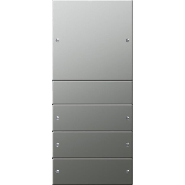 Gira 2134601 Wippenset 4-fach (1+3) System 55 Edelstahl