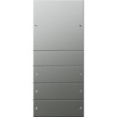 Gira 2134601 Wippenset 4-fach (1+3) System 55 Edelstahl