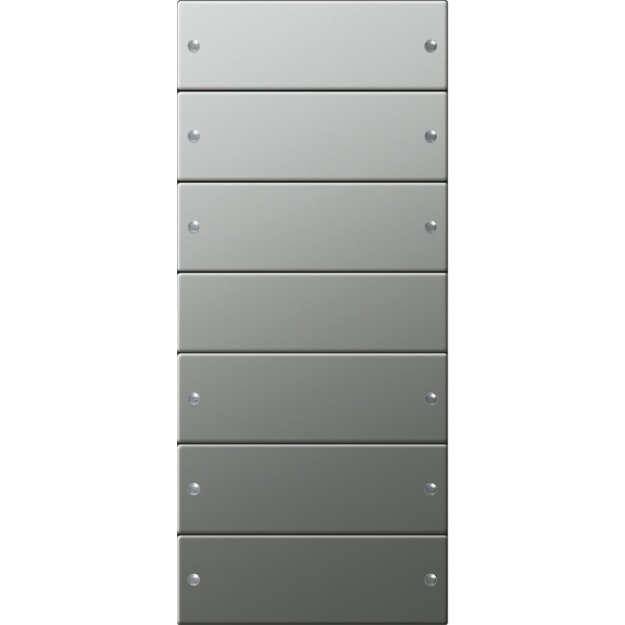 Gira 2136601 Wippenset 6-fach (3+3) System 55 Edelstahl
