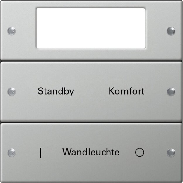 Gira 2142602 Wippenset 2-fach Plus beschreibbar System 55 Edelstahl