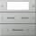 Gira 2142602 Wippenset 2-fach Plus beschreibbar System 55 Edelstahl