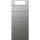Gira 2145601 Wippenset 5-fach Plus (2+3) System 55 Edelstahl