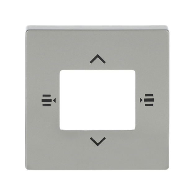 Busch-Jaeger 6108/61-866 Zentralscheibe für Bedienelement 6-fach Edelstahl 2CKA006115A0473
