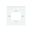 Busch-Jaeger 6108/61-884 Zentralscheibe für Bedienelement 6-fach Studioweiß 2CKA006115A0468