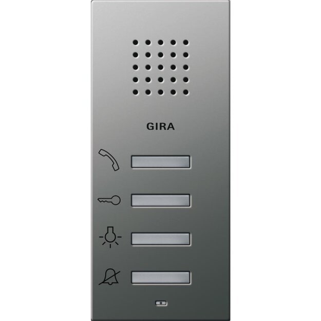 Gira 1250600 Wohnungsstation AP System 55 Edelstahl