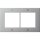 Gira 850265 Designrahmen 2-fach Türstation AP Gira TX_44 Farbe Alu
