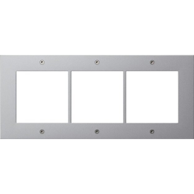 Gira 850365 Designrahmen 3-fach Türstation AP Gira TX_44 Farbe Alu
