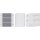Gira 850400 Wippenset 3-fach Wohnungsstation System 55 Klar