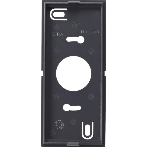 Gira 850528 Montageplatte Wohnungsstation AP + Gong System 55 Anthrazit