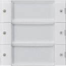 Gira 850800 Aufsatz Ruftaster 3-fach Wohnungsstation...