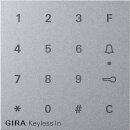 Gira 851326 Aufsatz Codetastatur System 55 Farbe Alu