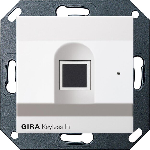 Gira 261727 Gira Keyless In Fingerprint-Leseeinheit System 55 Reinweiß matt