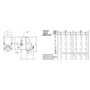 Mennekes Wanddose HW/VN 16A 5p 6h 400V IP44 20235A