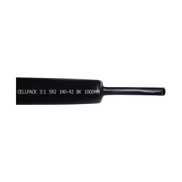 Cellpack Schrumpfschlauch SR2 140-42/1000 sw (1er)